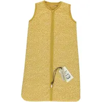 Briljant Baby Winterslaapzak Katoen Minimal Dots - oker 90cm
