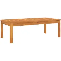 vidaXL Salontafel 100x50x33 cm massief acaciahout