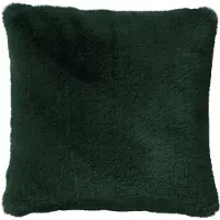 Dutch decor - ZAYA - Kussenhoes 45x45 cm - bontlook - effen kleur - Mountain View - donkergroen
