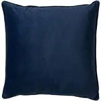 Dutch decor - FINN - Kussenhoes 60x60 cm - velvet - effen kleur - Insignia Blue - donkerblauw