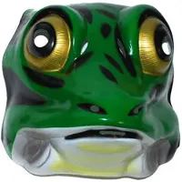 Funny fashion Kikker masker groen voor volwassenen - Verkleedmaskers
