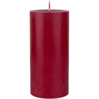 Duni Rood bordeaux cilinderkaarsen/ stompkaarsen 15 x 7 cm 50 branduren - Stompkaarsen
