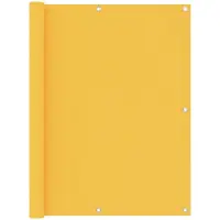 vidaXL Balkonscherm 120x600 cm oxford stof geel