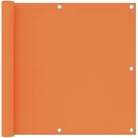 vidaXL Balkonprivacy scherm, oranje, 90x300 cm, Oxford-stof