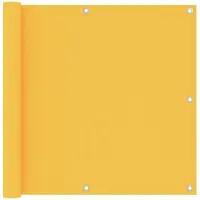 vidaXL Balkonscherm 90x600 cm oxford stof geel