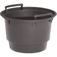 Prosperplast 1x Kunststof binnenpotten/inzetbakken voor bloempotten/plantenpotten 18 liter - Plantenpotten