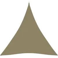 vidaXL Zonnescherm driehoekig 5x6x6 m oxford stof beige