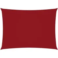 vidaXL Zonnescherm rechthoekig 3,5x5 m oxford stof rood
