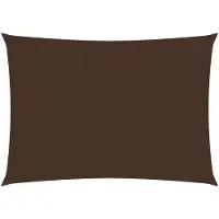 vidaXL Zonnescherm rechthoekig 3,5x5 m oxford stof bruin