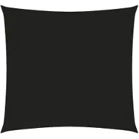vidaXL Zonnescherm vierkant 3,6x3,6 m oxford stof zwart