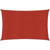 vidaXL Zonnezeil 160 g/m² 2,5x4 m HDPE rood