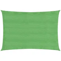 vidaXL Zonnezeil 160 g/m² 3,5x5 m HDPE lichtgroen