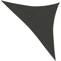 vidaXL Zonnezeil 160 g/m² 3x3x4,2 m HDPE antracietkleurig