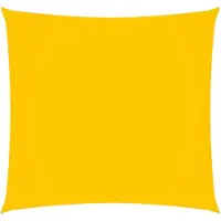 vidaXL Zonnescherm vierkant 4,5x4,5 m oxford stof geel