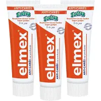 Elmex Junior - Tandpasta - 5/12 jaar - 3x75ml - Voordeelverpakking
