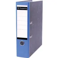 Pergamy Ordner A4 80 mm karton gewolkt blauw - 4 stuks
