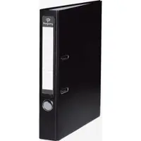 Pergamy Ordner A4 50 mm PP en papier zwart - 4 stuks