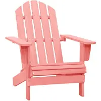 vidaXL Tuinstoel Adirondack massief vurenhout roze