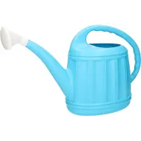 Hega hogar Gieter - lichtblauw - kunststof - met broeskop - 5 l - Gieters