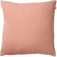 Dutch decor - JAMES - Kussenhoes 45x45 cm - duurzaam katoen - effen kleur - Muted Clay - roze