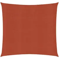 vidaXL Zonnezeil 160 g/m² 7x7 m HDPE terracottakleurig