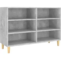 vidaXL Dressoir 103,5x35x70 cm bewerkt hout betongrijs