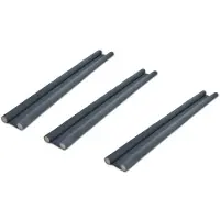 Merkloos Dubbele tochtstoppers - 95 cm - 3 stuks