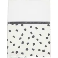 Briljant Baby Laken Wieg Flocks Dark Grey