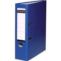 Pergamy Ordner A4 80 mm PP en papier blauw - 4 stuks