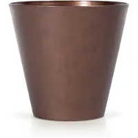 Prosperplast plantenpot - kunststof - brons - D20 x H19 cm - Plantenpotten