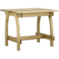 vidaXL Tuintafel 110x74x75 cm geïmpregneerd grenenhout