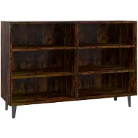 vidaXL Dressoir 103,5x35x70 cm bewerkt hout gerookt eikenkleurig