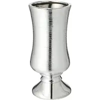 Cepewa Bloemenvaas kelk zilver van keramiek 24 cm - Vazen