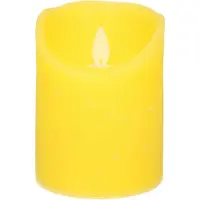 Anna's Collection LED Stompkaars Rustiek Geel D 7,5 H 10 Cm