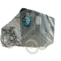 CUHOC Topkwaliteit Diamond - Troy Bakfietshoes zilvergrijs - Bakfiets Hoes