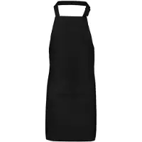 Benza Professioneel Schort keukenschort 75 x 85 Cm - Zwart