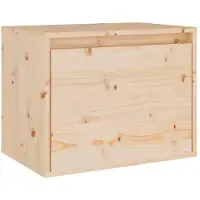 vidaXL Wandkast 45x30x35 cm massief grenenhout