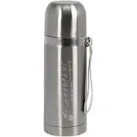 Concorde RVS thermosfles / isoleerfles met touwtje zilver 350 ml - Thermosflessen
