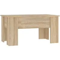vidaXL Salontafel 79x49x41 cm bewerkt hout sonoma eikenkleurig
