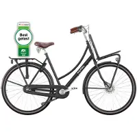 POPAL Transsportfiets daily dutch prestige n7 rb nd 47 cm Mat zwart 28 inch