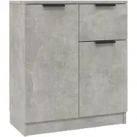 vidaXL Dressoir 60x30x70 cm bewerkt hout betongrijs