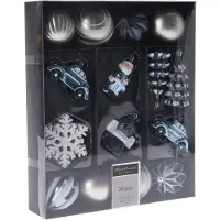 Nampook Xmas Hangdeco Set 20Pcs Pebble kerst