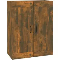 vidaXL Hangkast 69,5x32,5x90 cm gerookt eikenkleurig