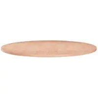 vidaXL Tafelblad rond Ø80x1,5 cm onbehandeld massief eikenhout