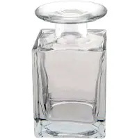 Clayre & Eef Vaas 6x6x11 cm Glas Vierkant