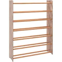 vidaXL Schoenenrek 90x24x117 cm bewerkt hout bruin