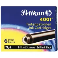 Pelikan 4001 Inktpatroon Zwart 6 Stuks