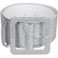 Boland riem zilver 120 x 5,5 cm