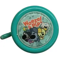 Woezel & Pip fietsbel 53 mm groen