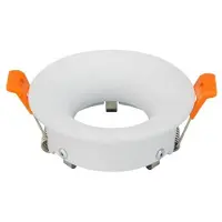 BES LED Spot Armatuur GU10 - GU10 Inbouwspot - Rond - Wit - Aluminium - Ø85mm